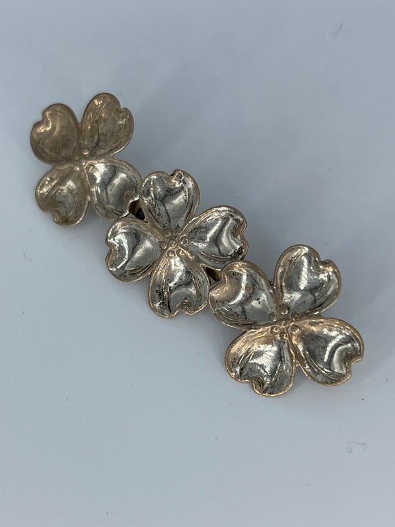 Lang Sterling Silver Dogwood Brooch