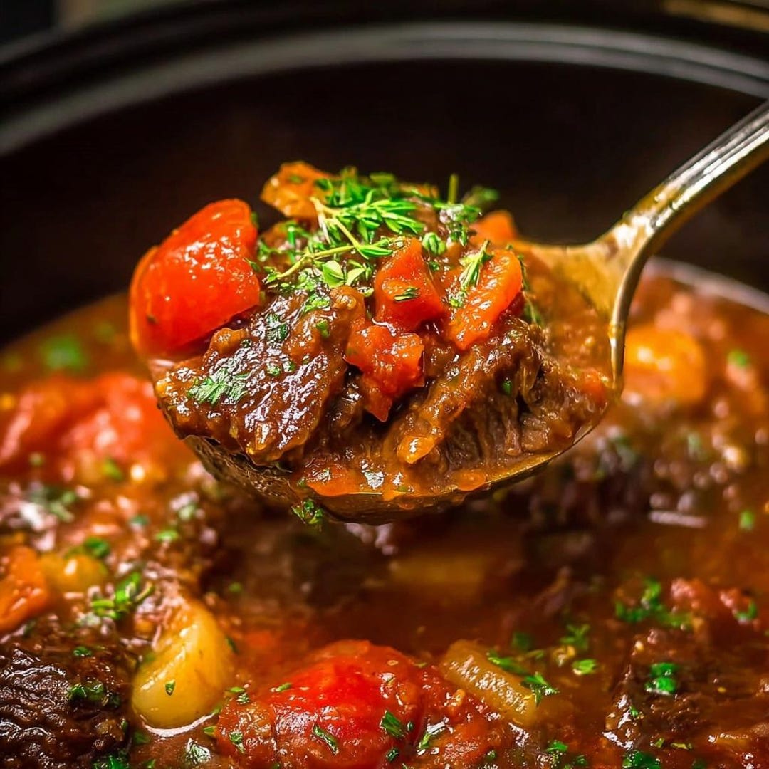 EASY RECIPE for Slow Cooked Beef Stew Recipe PDF | Tender Beef in Rich ...