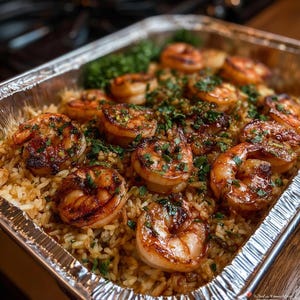 RECETA FÁCIL de Arroz Frito con Camarones: Sabores Cajún (Descarga Digital)