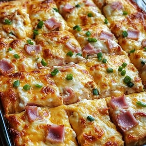 BEST RECIPE For Cheesy Chicken and Ham Casserole Recipe Download.