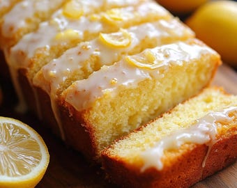 EASY RECIPE For Lemon Loaf Cake Recipe (Digital Download)
