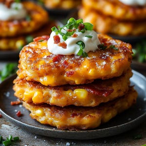 Corn Fritters Recipe: Savory Cheddar, Easy Homemade Guide (Digital Download)