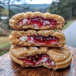 BEST RECIPE for Homemade Cherry Pie Stuffed Cookie Recipe | Gourmet Cookie Recipe | Homemade Cookies | Stuffed Gourmet Cookies Download.
