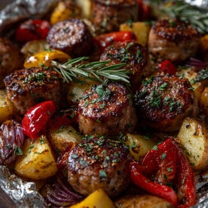 Smoked Sausage Potato Bake Recipe: Easy Weeknight Dinner (Digital Download)
