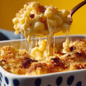 EINFACHES REZEPT für gebackene Makkaroni mit Käse-Rezept: Cremige Hausmannskost (Digitaler Download)