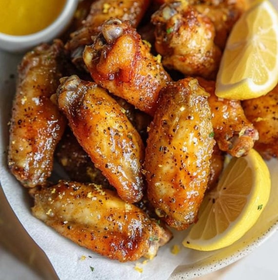 EASY RECIPE For Honey Lemon Pepper Wings Recipe (Digital Download)