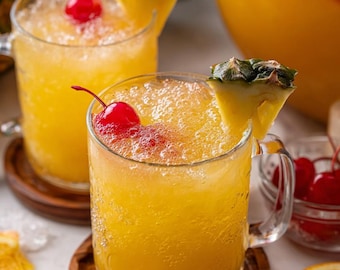 Recette facile de punch à l'ananas et à l'orange : boisson estivale (téléchargement PDF)