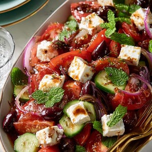 BEST RECIPE For Summer Classic Greek Salad Recipe – Fresh, Flavorful & Healthy Download.