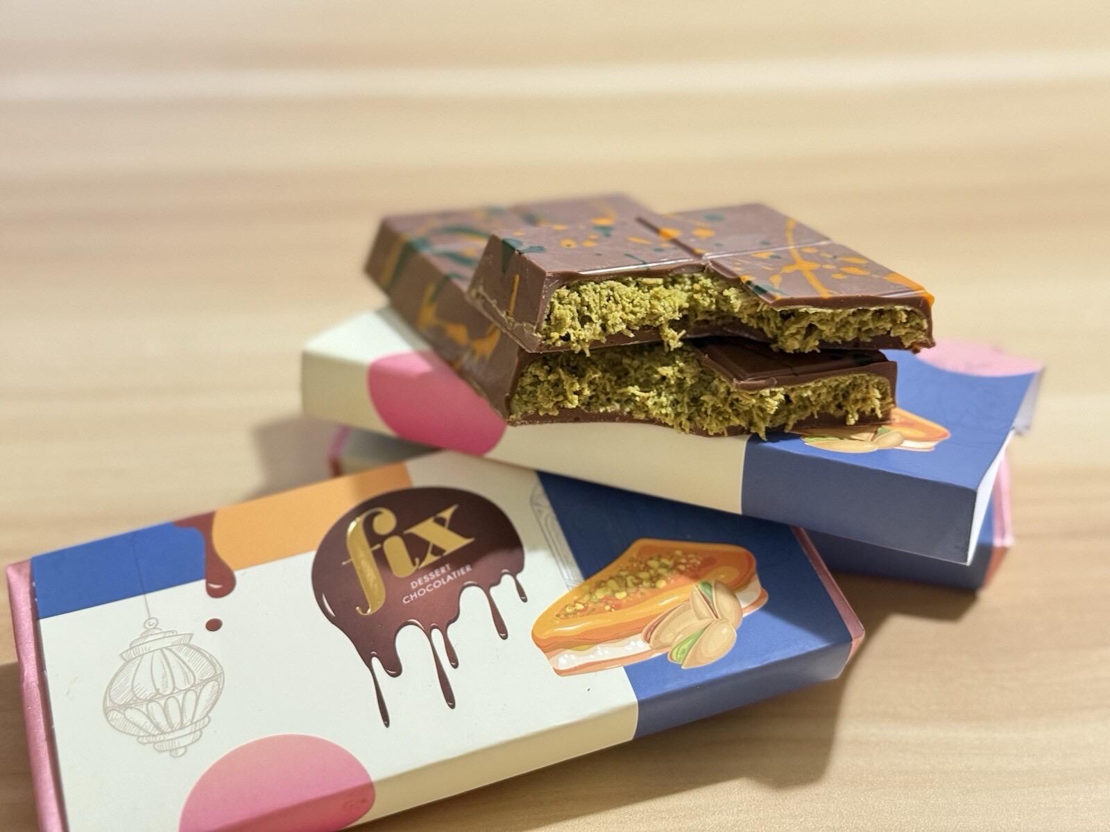 FIX DUBAI CHOCOLATE 200g Milk Chocolate With Rich Filling