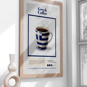 Greek Coffee Poster