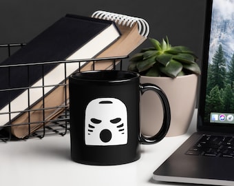 Bionicle Hau Czarny błyszczący kubek