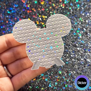 EPCOT Mickey Head Sticker, Disney World Sticker