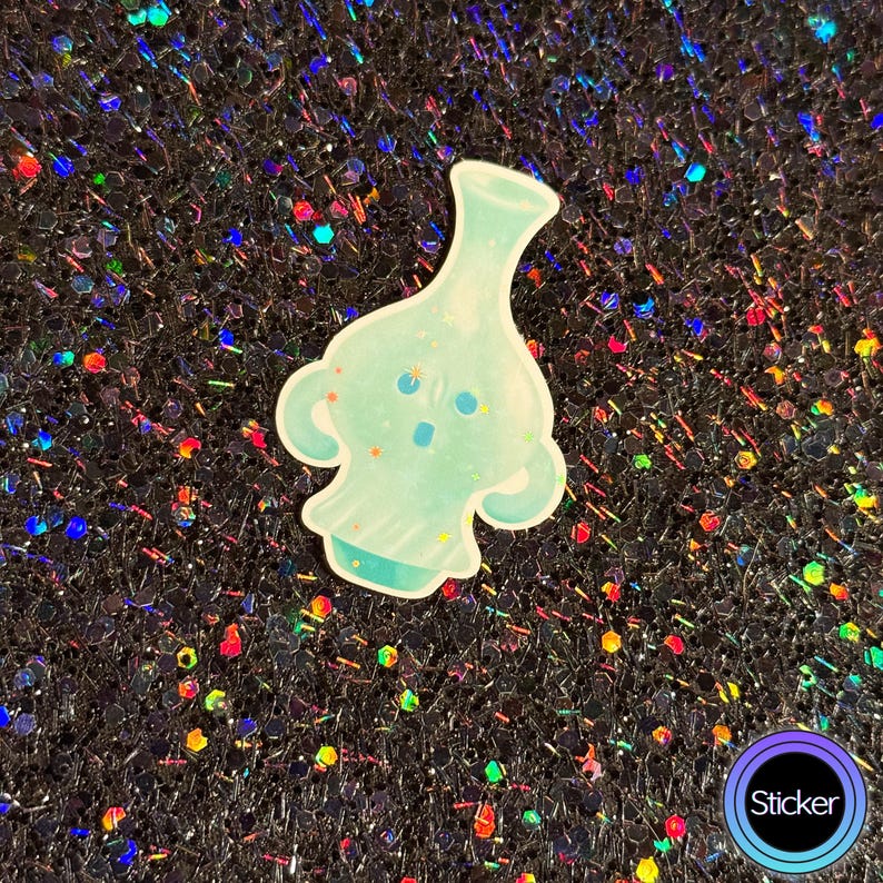 Gyroid Stickers Holographic Animal Crossing Gyroid Sticker - Etsy