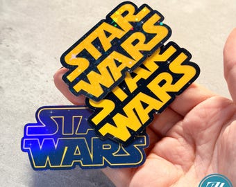 Star Wars Logo Sticker, Holographic Decal