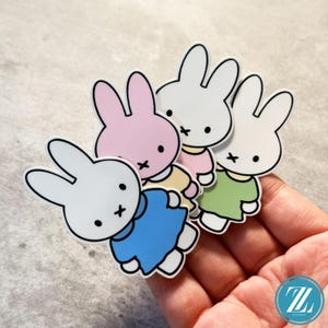 times dress in blue multi elliatt Miffy In Blue Flower Dress Glass Ornament – zillymonkey
