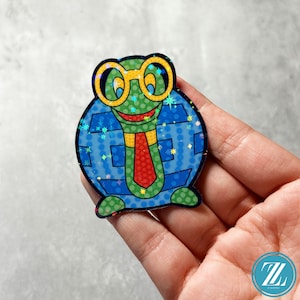 Main Street Electrical Parade Turtle Sticker, Holographic Disneyland Decal