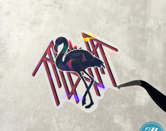 Sleep Token Jerry Flamingo Holographic Sticker