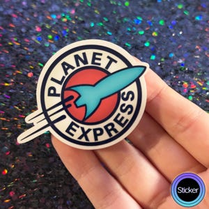 Futurama Sticker: Planet Express Logo