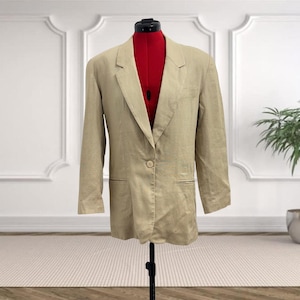 JoS A. Bank Women&#39;s 100% Linen Blazer Size 4