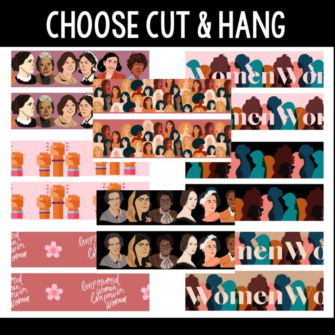Womens History Month Bulletin Board Borders | Holiday Borders | Spring ...