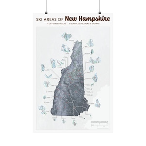 Áreas de esquí de New Hampshire - Sin marco