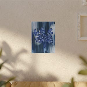 Floral Wall Art Canvas, Serene Decor for Home, Botanical Print