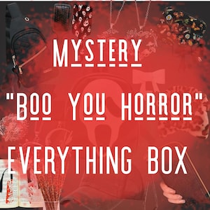 New Inventory! Boo You Horror Mystery BOX
