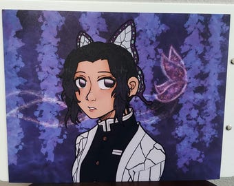 Butterfly in the Wisteria | 8.5x11 and 5x7 Art Prints