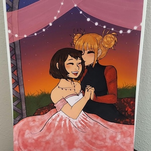 Ein Sonnenuntergang Feier TogaChako | 8.5x11 und 5x7 Kunstdrucke