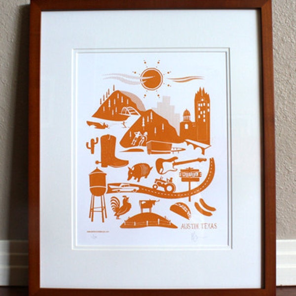 Austin, Texas Screen Print