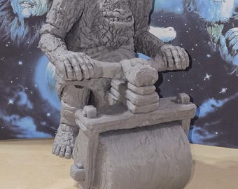 Articulated RockBiter & Bike – Poseable Fantasy Figure Inspired by The NeverEnding Story