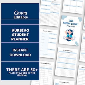 2025 student planner verpleegkunde, studentenagenda, studieplanner, collegeplanner, academische organisator, studentencadeau