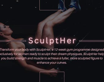 Sculpt Her: 12-Week Workout Program for Women