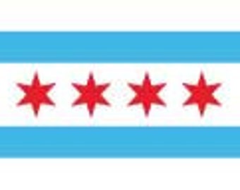 Downloadable JPG and PNG of the Chicago Flag!