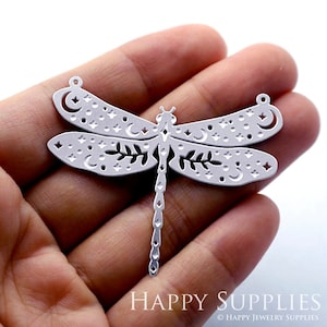 Dragonfly Stainless Steel Charms, Dragonfly Charms, Dragonfly Stainless Steel Jewelry Supplies, DIY Necklace, Earrings (SSB395)