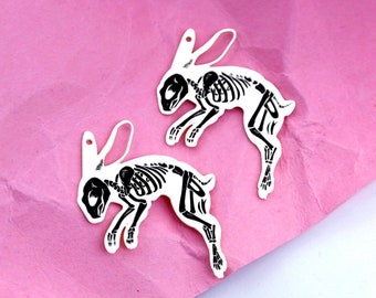 Stainless Steel Earring Charms, Engraving Charms, Rabbit Charms, Jewelry Supplies,Earrings Charms,Necklace Pendant, Jewelry Supplies(ESD417)