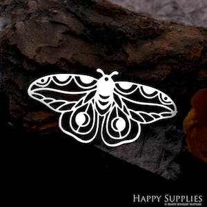 Butterfly Stainless Steel Charms, Butterfly Pendants, Stainless Steel Findings, Necklace Pendants, Earrings, Steel Charms (SSD2055)