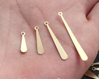 Brass earrings-Earring copper accessories-Earring connector-Brass earring charms-Earring pendant-Brass jewelry-Stick shape earrings (ZG348)