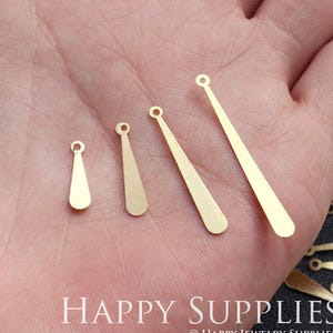 Brass earrings-Earring copper accessories-Earring connector-Brass earring charms-Earring pendant-Brass jewelry-Stick shape earrings (ZG348)