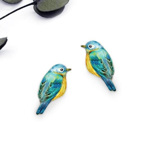 Acrylic Resin Charm , Birds Acrylic Earrings Charms ,Resin Stud Earrings Charm ,Acrylic Jewelry Findings ,Resin Earrings Supply (AR459)