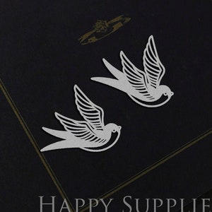 Stainless Steel Charms, Swallow Pendants,Brass Findings,Necklace Pendants,Earrings Jewelry Supplies,geometry Stainless Steel Charms(SSD1026)