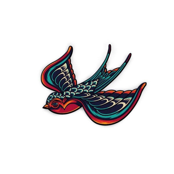 Wooden Swallow Act Various Cute Charms, Handmade Laser Cut Wood Animals Pendants, Fit for Necklace Earrings Brooch (CW487)