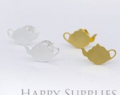Nickel Free Cute Chinese Teapot Earrings,Golden Silver Rose Gold Teapot Stud Earrings,Teapot Earring Studs Posts,Teapot Earrings(ZEN055)