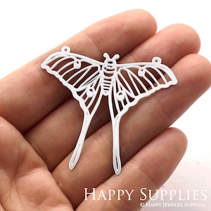 Butterfly Stainless Steel Charms, Geometric Charms, Butterfly Stainless Steel Jewelry Supplies, DIY Necklace, Butterfly Earrings (SSD653)