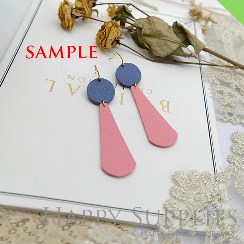 Faux Leather Earring FAU033-B Faux Leather Sheets for Earring Personalized Leather Jewelry Leather Earrings Faux Leather Earrings