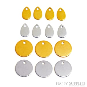 Engraved Tag, Custom Jewelry Tags, Stainless Steel Oval Round Heart Tags, Engraving Logo Charms, Personalized Dog Tag, Name Tag (BXG034)