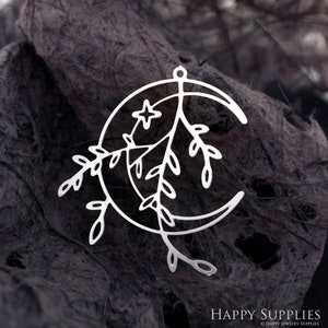 Leaves Stainless Steel Charms,  Leaves Charms, Leaves Stainless Steel Jewelry Supplies, DIY Necklace, Earrings (SSD2061)