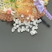 160pcs-6g 4x3mm Clear Rubber Earring Back Stoppers (9636)