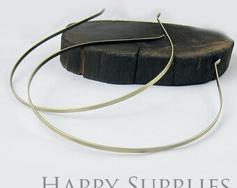 5Pcs Nickel Free - High Quality Large Antique Bronze Plated Brass Pad Headband (ZT)