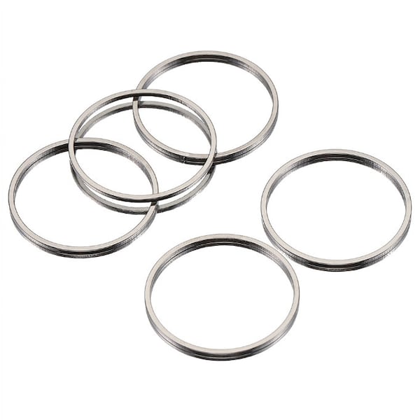 Round Hoop Connector - Circle Ring Links 201 Stainless Steel Jewelry Making 1*1mm ALL SIZES 8mm 10mm 15mm 20mm 25mm 30mm 35mm 40mm (BXG003)